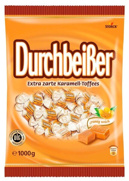 Durchbeißer Karamel Bonbons 114 St./ 1,0 kg, 1 Pack