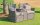 Garden Pleasure Loungegruppe Calgary, grau Kunststoff, Metall, 9-teilig