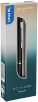 PILOT Kugelschreiber Acro 1000 schwarz, Schreibfarbe:...