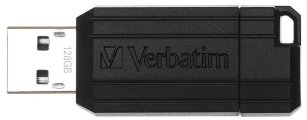 verbatim USB-Stick PinStripe schwarz 128 GB, 1 St.