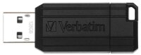 verbatim USB-Stick PinStripe schwarz 128 GB, 1 St.