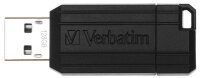 verbatim USB-Stick PinStripe schwarz 128 GB, 1 St.