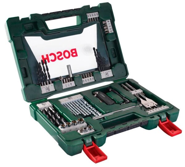 BOSCH Bohrer- und Bit-Set V-Line, 68-teilig