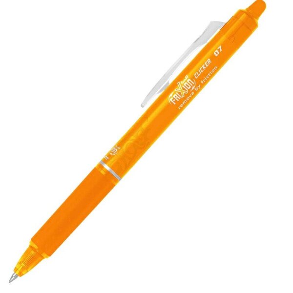 PILOT FRIXION ball CLICKER Tintenroller apricot 0,4 mm, Schreibfarbe: orange, 1 St.