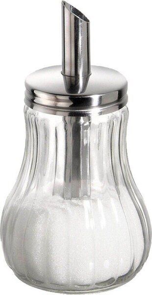 APS Zuckerstreuer BOB transparent/silber 0,25 l, 1 St.