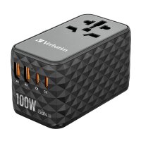 verbatim UTA-06 GaN-Ladeadapter schwarz, 100 W