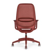 sedus Bürostuhl se:air, Ai-821/005 Stoff rot, Gestell rot