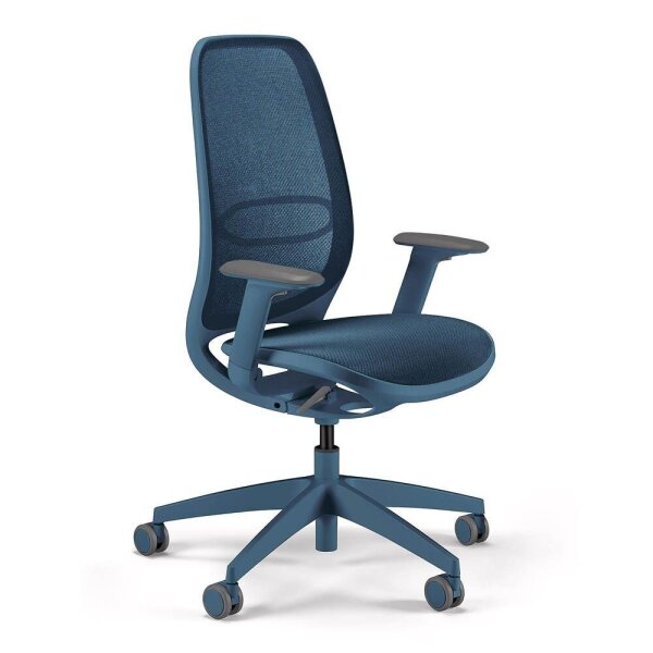 sedus Bürostuhl se:air, Ai-821/003 Stoff blau, Gestell blau
