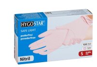 HYGOSTAR unisex Einmalhandschuhe SAFE LIGHT rosa...