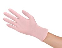 HYGOSTAR unisex Einmalhandschuhe SAFE LIGHT pink Größe M, 100 St.