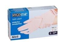 HYGOSTAR unisex Einmalhandschuhe SAFE LIGHT pink...