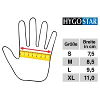 HYGOSTAR unisex Einmalhandschuhe SAFE LIGHT pink Größe L, 100 St.