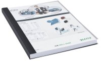 LEITZ Buchbindemappen schwarz Softcover für 106 -...