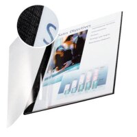 LEITZ Buchbindemappen schwarz Softcover für 106 -...