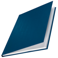 LEITZ Buchbindemappen blau Hardcover für 36 - 70 Blatt DIN A4, 10 St.