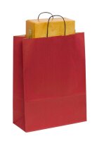 VP Papier-Tragetaschen Toptwist rot 32,0 x 42,0 cm, 50 St.