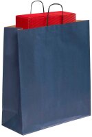 VP Papier-Tragetaschen Toptwist blau 40,0 x 45,0 cm, 50 St.