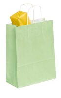 VP Papier-Tragetaschen Toptwist hellgrün 24,0 x 31,0...