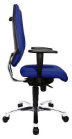 Topstar Bürostuhl Body Balance S30, SI99T26 Stoff blau, Gestell alu