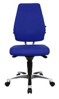 Topstar Bürostuhl Body Balance S30, SI99T26 Stoff blau, Gestell alu