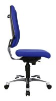 Topstar Bürostuhl Body Balance S30, SI99T26 Stoff blau, Gestell alu