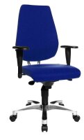 Topstar Bürostuhl Body Balance S30, SI99T26 Stoff blau, Gestell alu