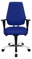 Topstar Bürostuhl Body Balance S30, SI99T26 Stoff blau, Gestell alu