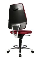 Topstar Bürostuhl Body Balance S30, SI99T21 Stoff rot, Gestell alu