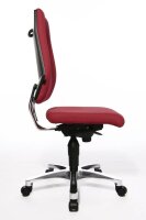 Topstar Bürostuhl Body Balance S30, SI99T21 Stoff rot, Gestell alu