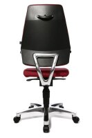 Topstar Bürostuhl Body Balance S30, SI99T21 Stoff rot, Gestell alu