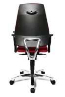 Topstar Bürostuhl Body Balance S30, SI99T21 Stoff rot, Gestell alu