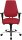 Topstar Bürostuhl Body Balance S30, SI99T21 Stoff rot, Gestell alu