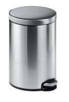 DURABLE Slow Motion Mülleimer 12,0 l edelstahl, 1 St.