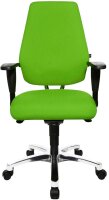 Topstar Bürostuhl Body Balance S30, SI99T35 Stoff grün, Gestell alu