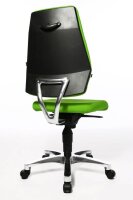 Topstar Bürostuhl Body Balance S30, SI99T35 Stoff grün, Gestell alu