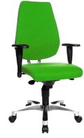 Topstar Bürostuhl Body Balance S30, SI99T35 Stoff grün, Gestell alu