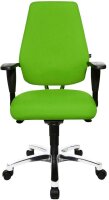 Topstar Bürostuhl Body Balance S30, SI99T35 Stoff grün, Gestell alu