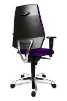 Topstar Bürostuhl Body Balance S30, SI99T33 Stoff lila, Gestell alu