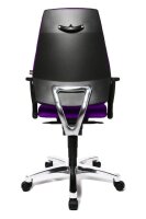 Topstar Bürostuhl Body Balance S30, SI99T33 Stoff lila, Gestell alu
