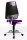 Topstar Bürostuhl Body Balance S30, SI99T33 Stoff lila, Gestell alu
