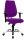 Topstar Bürostuhl Body Balance S30, SI99T33 Stoff lila, Gestell alu