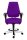 Topstar Bürostuhl Body Balance S30, SI99T33 Stoff lila, Gestell alu