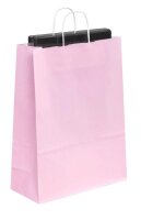 VP Papier-Tragetaschen Toptwist pink 32,0 x 42,0 cm, 50 St.