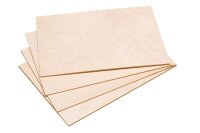 PEBARO Bastelholz braun DIN A4 Laubsäge-Platten, 1 St.