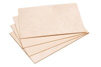 PEBARO Bastelholz braun DIN A4 Laubsäge-Platten, 1 St.