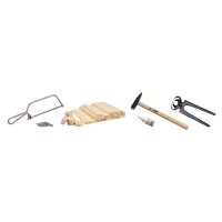 PEBARO Bastelset Holzbau braun