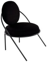 meet powered by PAPERFLOW Sessel SATURNE schwarz Stoff...