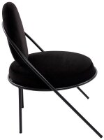meet powered by PAPERFLOW Sessel SATURNE schwarz Stoff 70,0 x 73,0 x 88,0 cm, 2 St.