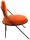 meet powered by PAPERFLOW Sessel SATURNE rost schwarz Stoff 70,0 x 73,0 x 88,0 cm, 2 St.