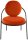 meet powered by PAPERFLOW Sessel SATURNE rost schwarz Stoff 70,0 x 73,0 x 88,0 cm, 2 St.